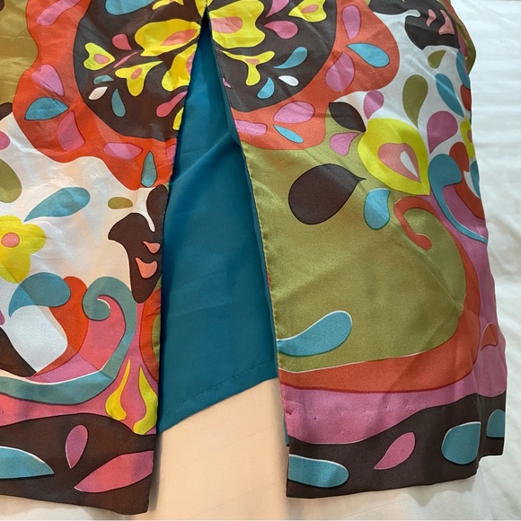 🌺 RAREVintage Collector’s DreamDress James Coviello100% SilkHalter MaxiDress. - Picture 6 of 16